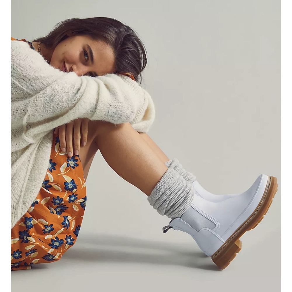Free People Hunter Chelsea Refined Stitched Rain Boots